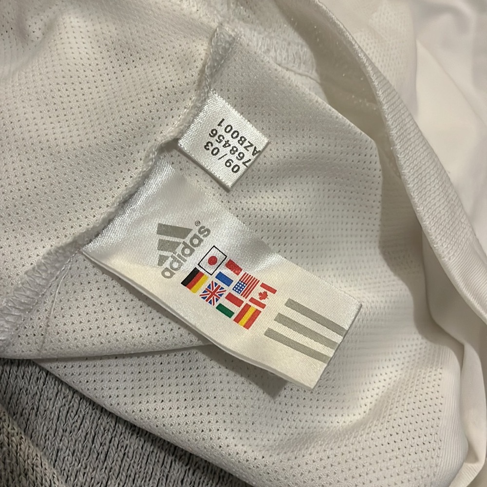 Adidas Women's L White Long-Sleeve Performance Top Dry-Fit Shirt - Picture 12 of 14
